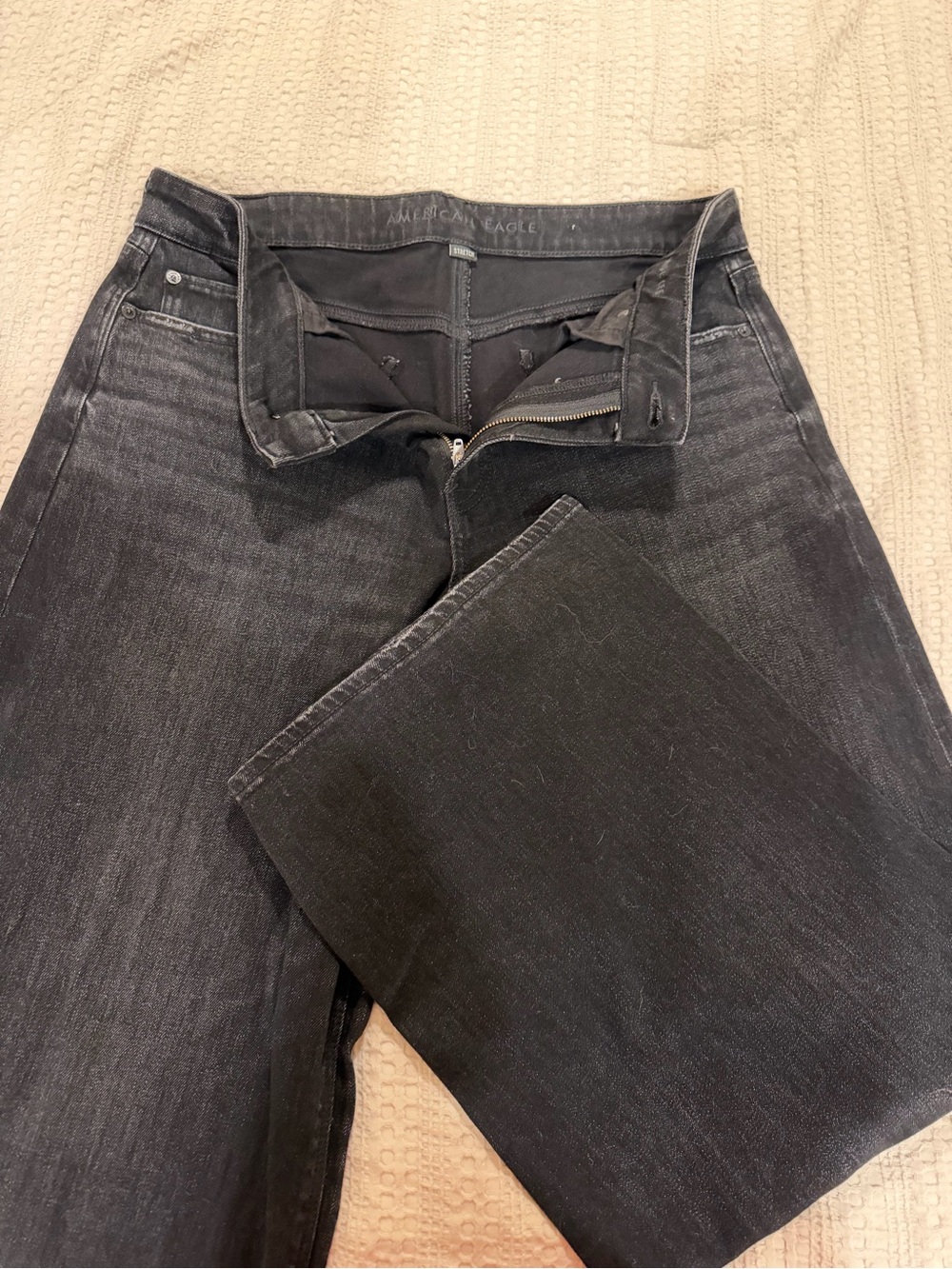 American Eagle Dreamy Drape Low Rise Jeans